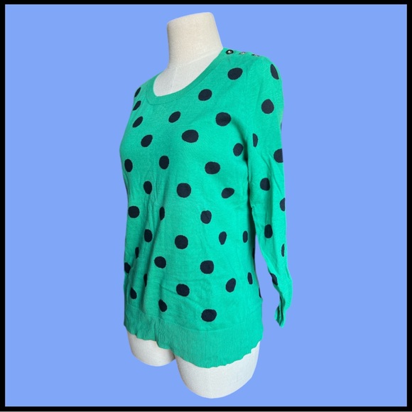 BANANA REPUBLIC polka dot sweater - Picture 1 of 5